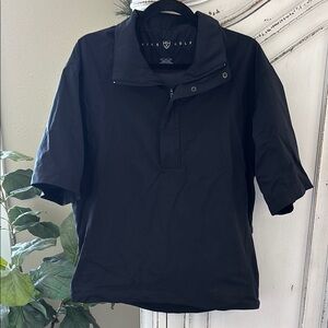 Nike Black Half-Sleeve Golf Jacket